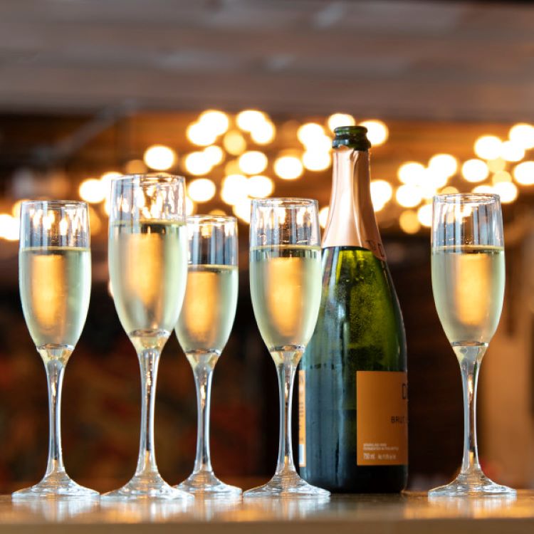 True® Stemmed Champagne Flute, set of 6 2