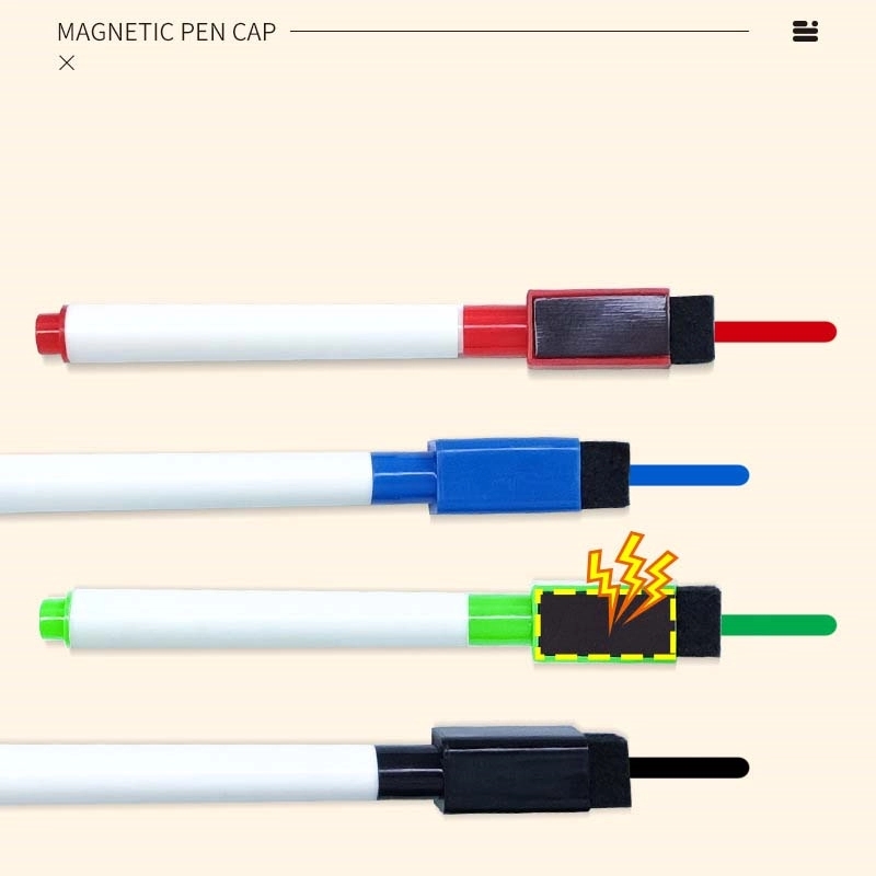 Markers with Magnetic Cap and Eraser 2