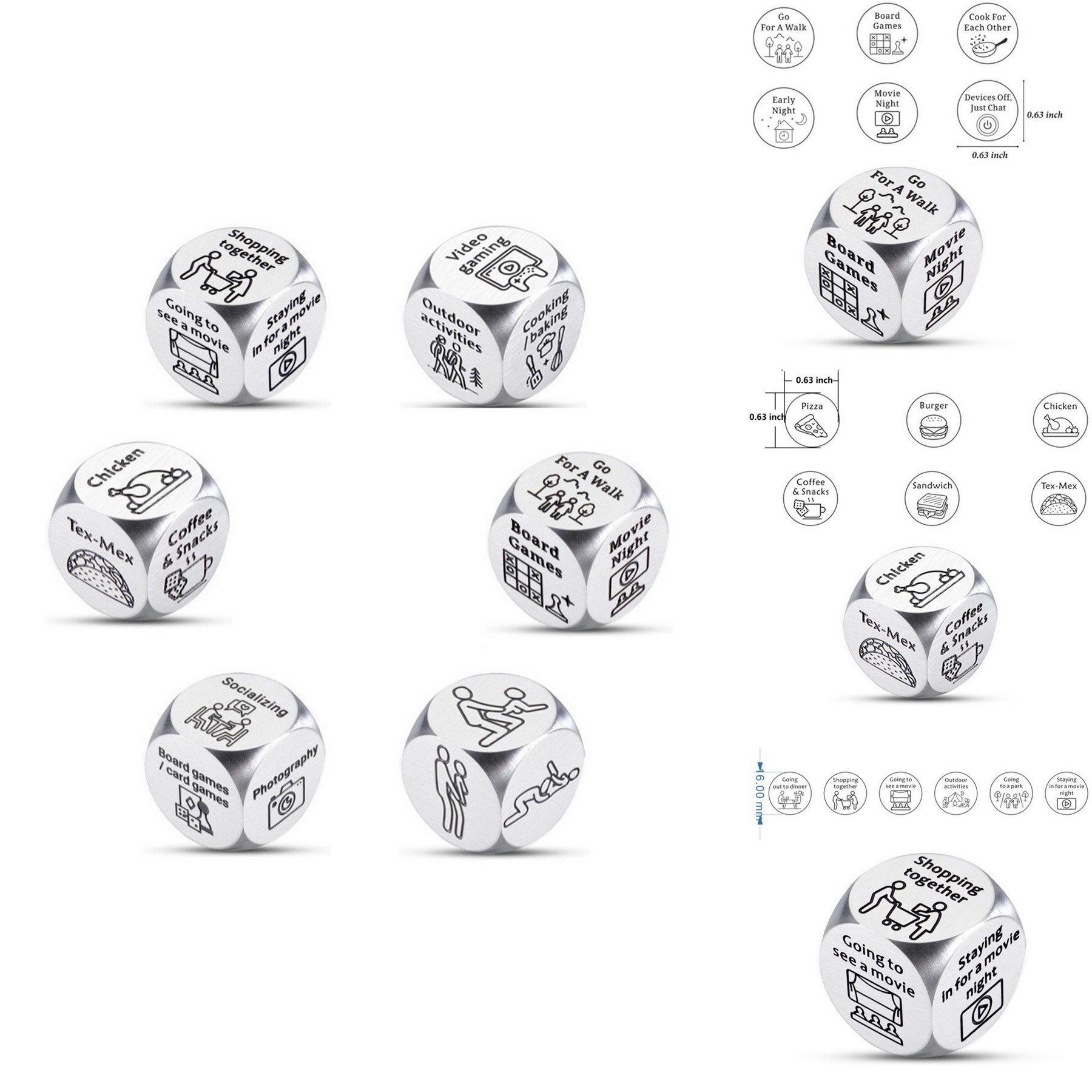 Food Decision Dice