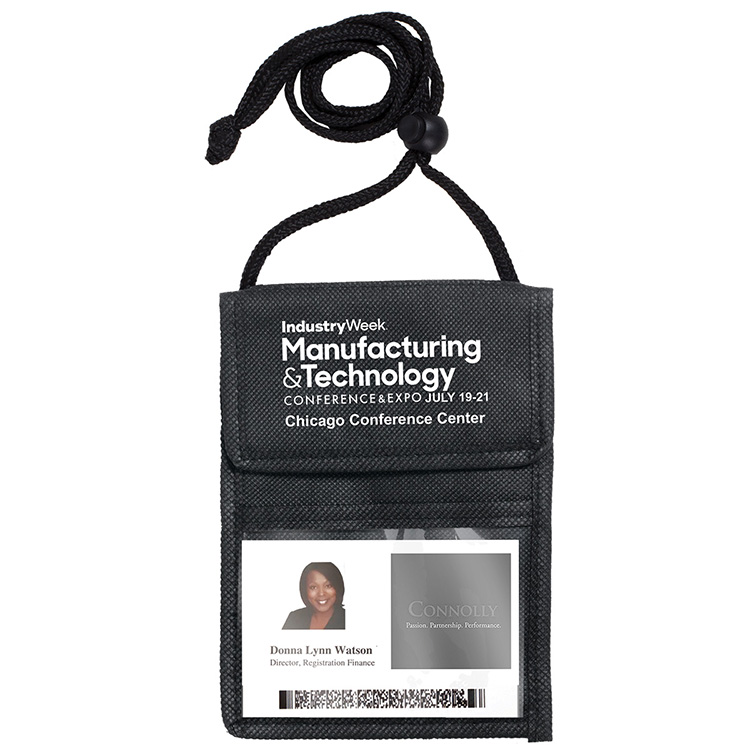 Networker Non-Woven Econo 5 Function Tradeshow Badgeholder and Neck Wallet 3