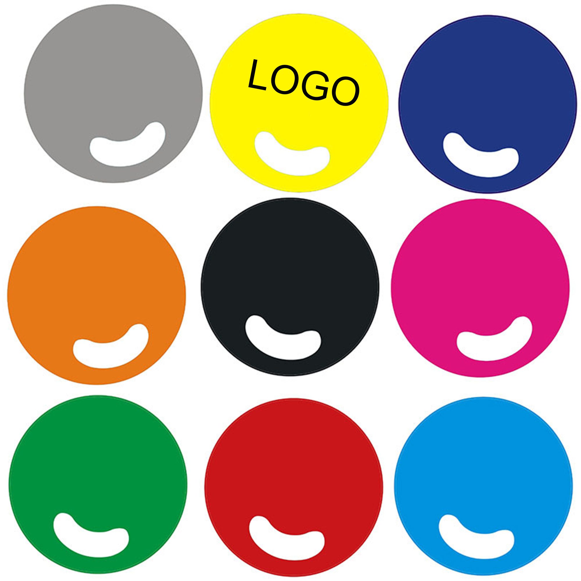 Full Color Custom Circular Hand Fan 2