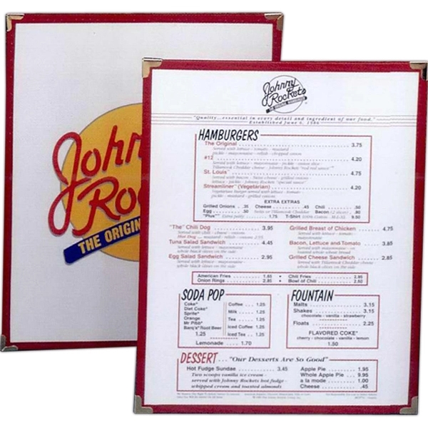 Laminated style menu board 1