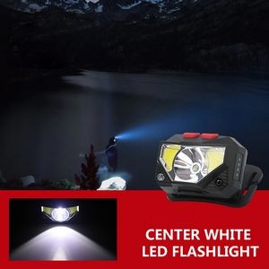 Rechargeable LED Headlamp Adjustable With Manual And Motion Sensor 24