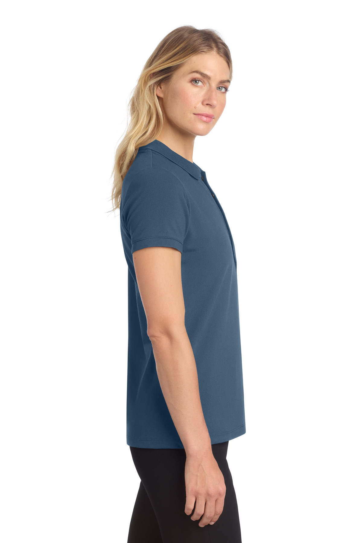 Mercer+Mettle Women's Stretch Heavyweight Pique Polo MM1001 81