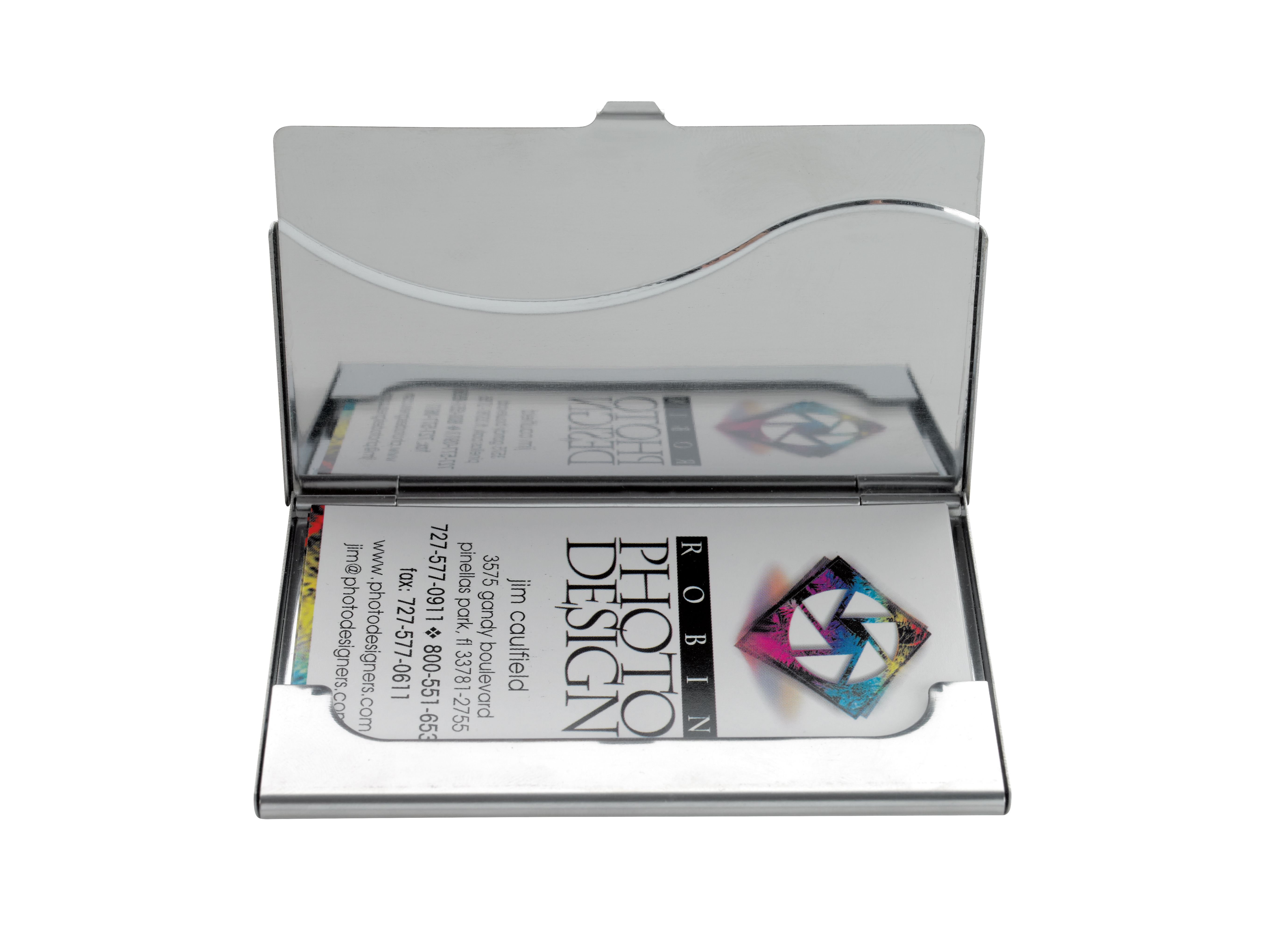 Good Value™ Premium Business Card Holder 5