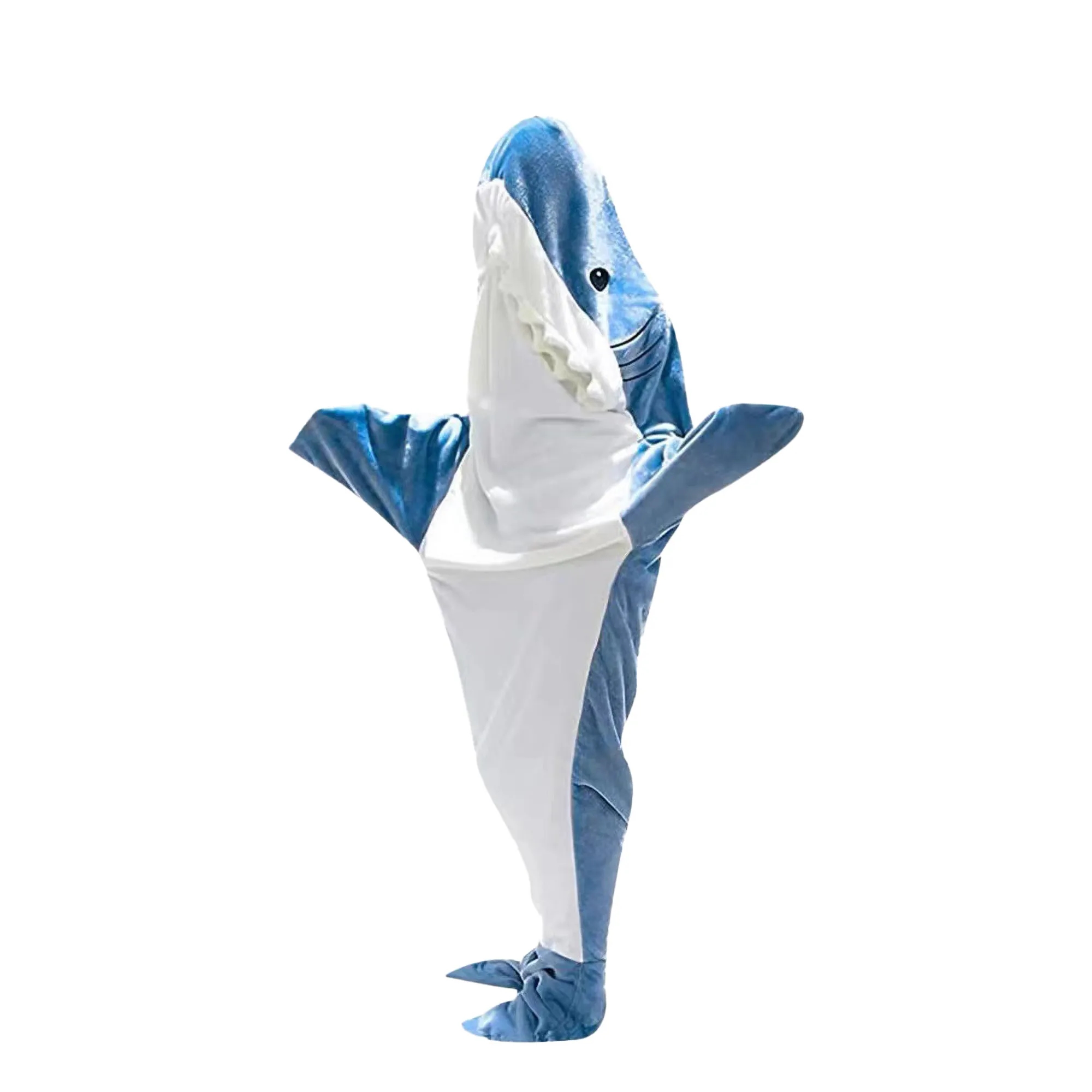 Cozy Shark  Blanket Hoodie Cosplay Lounging Hooded 3