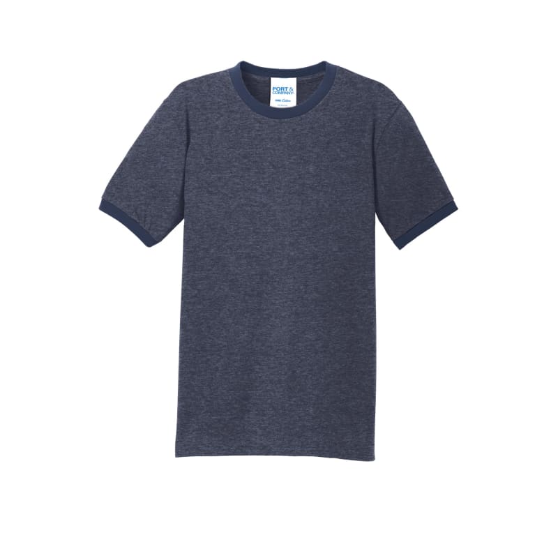 Port & Company Core Cotton Ringer Tee. 38