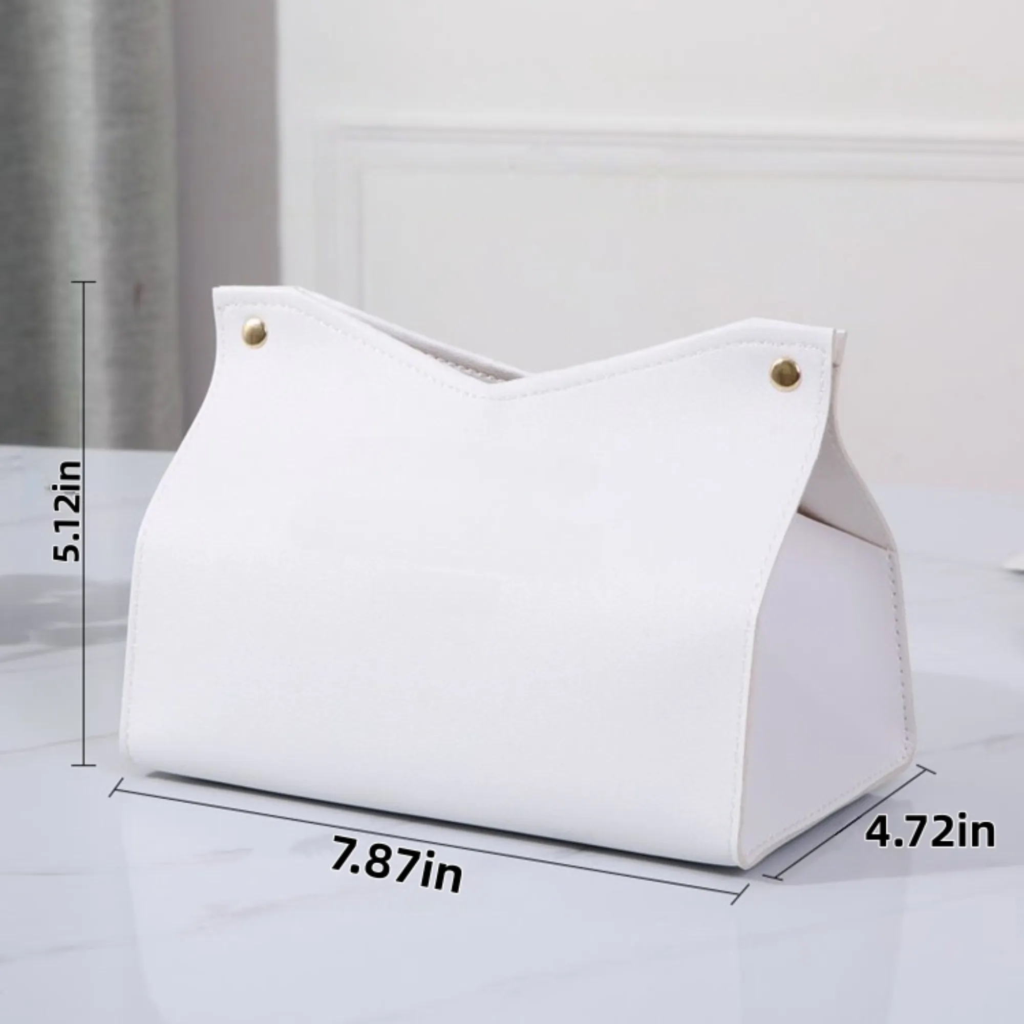 Leather tissue box 3