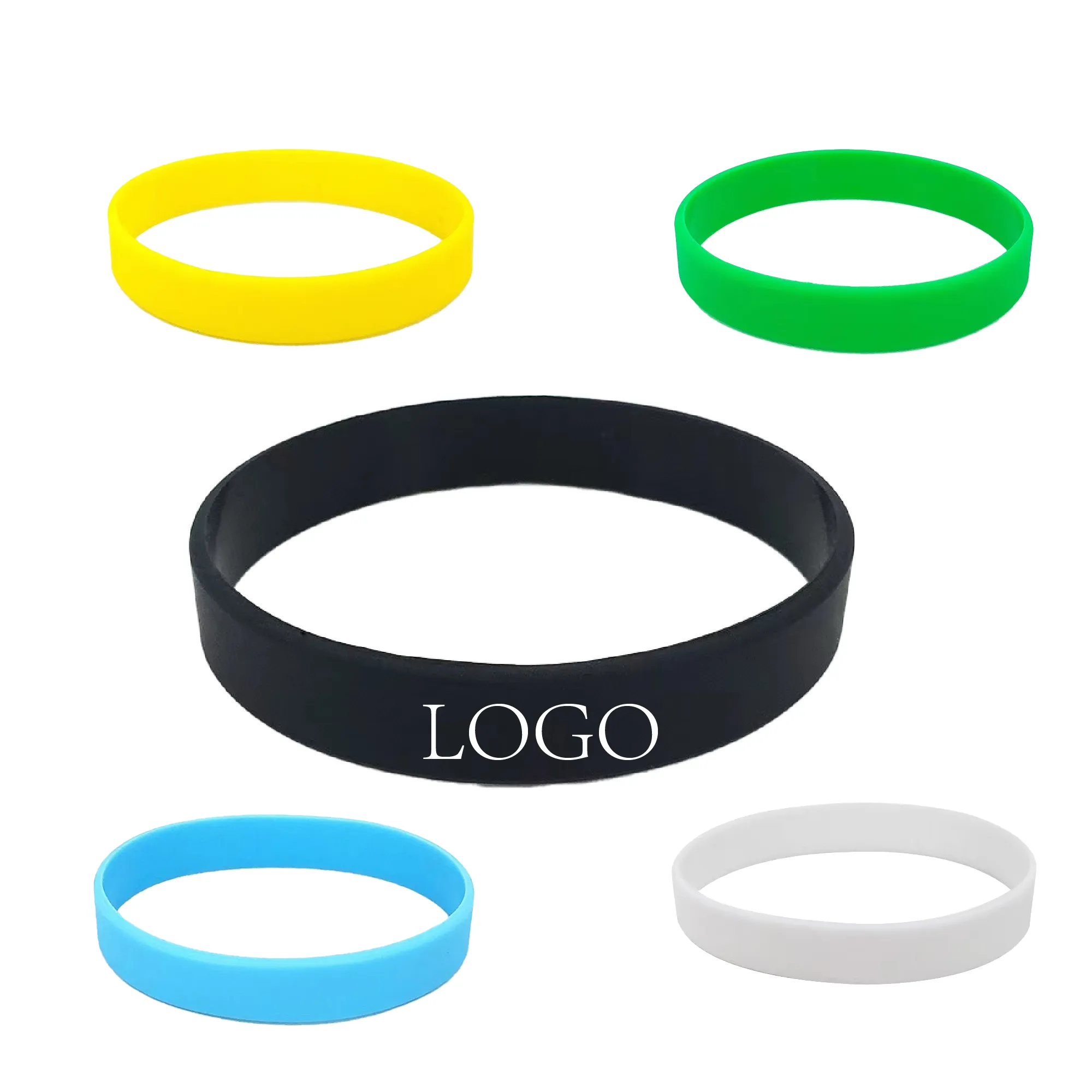 Silicone rubber bracelet