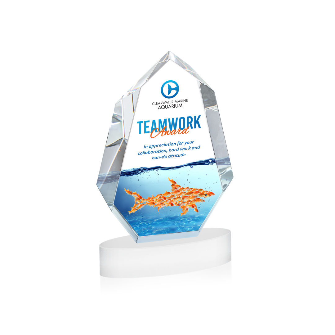 Norwood VividPrint™ Award on Alberton Base - White 3