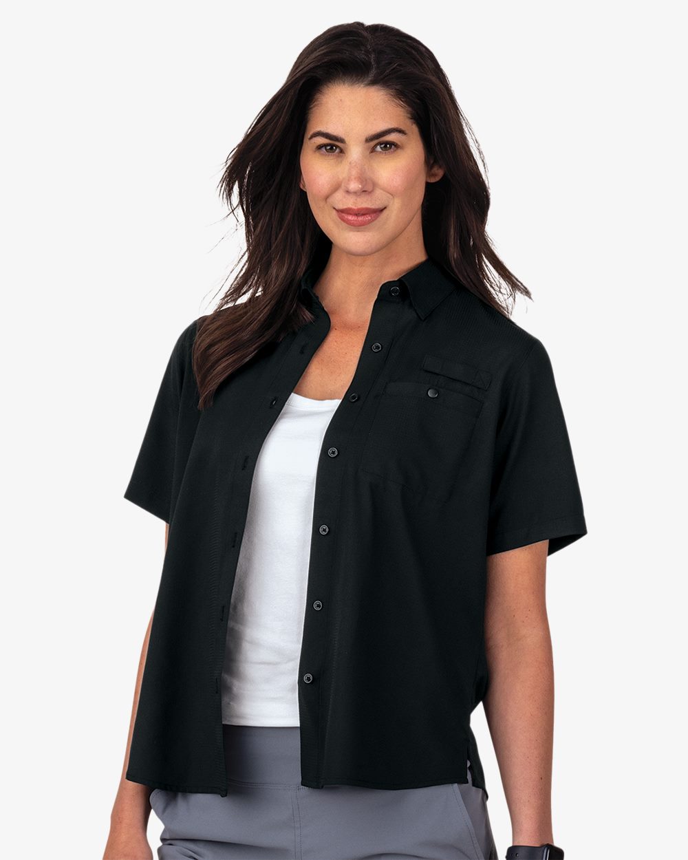 Women's Hatteras Performance Short Sleeve Fishing Shirt - 704 14