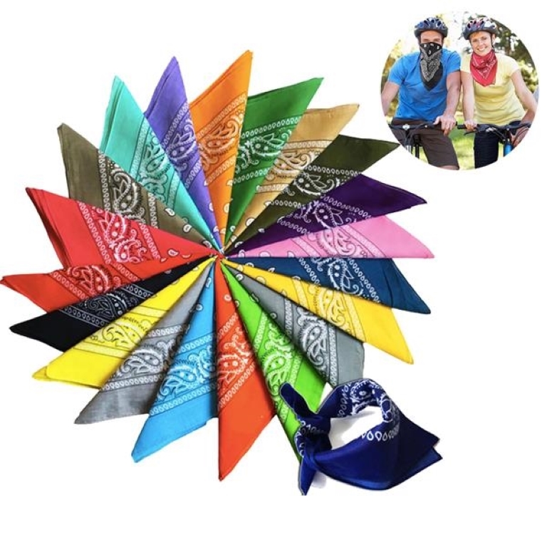 Paisley Print Head Wrap Scarf 2