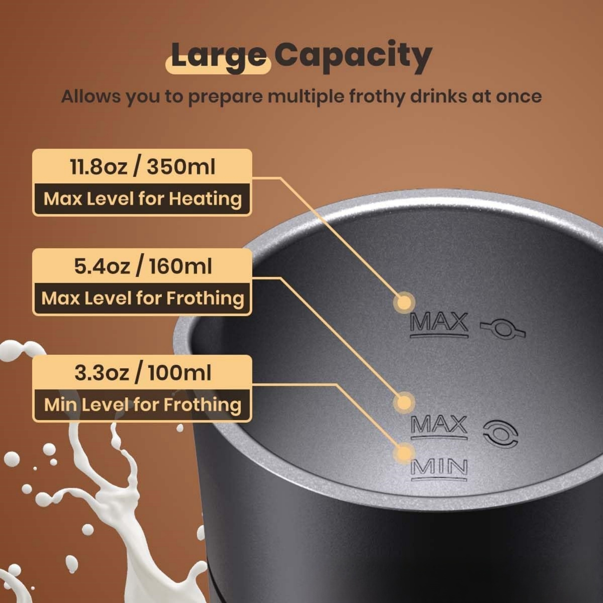 4 in 1 Multi-Functional Milk And Coffee Frother 4