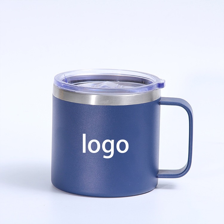 12 oz. Stainless Steel Insulated Coffee Mug with Handle 2