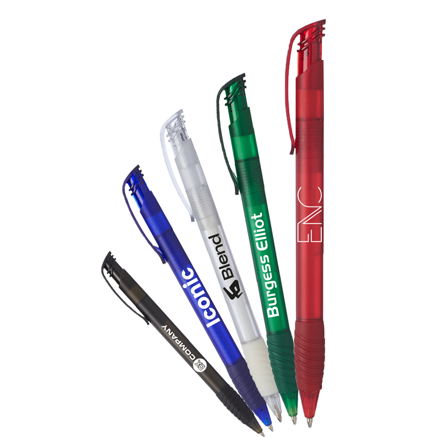 Translucent Ballpoint Grip Pens 8