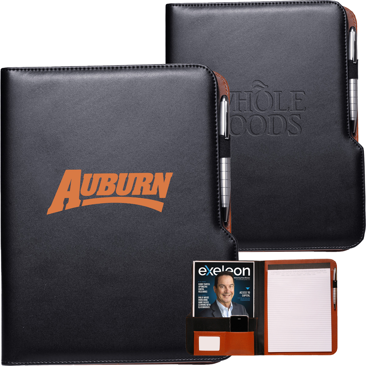 Two Tone Portfolios w/ Pen Loop 1