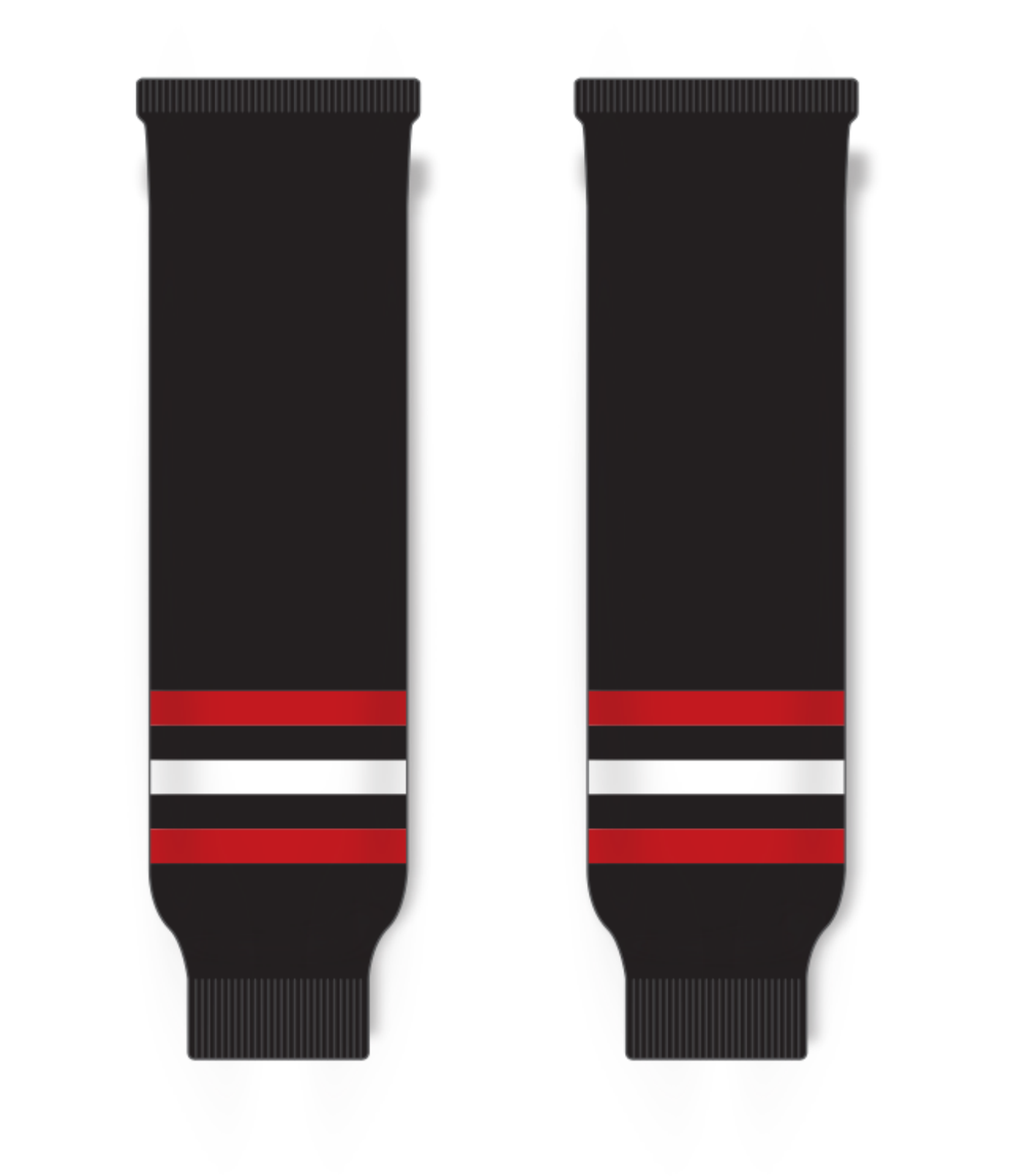 Knitted Striped Hockey Socks HS630-G205 9