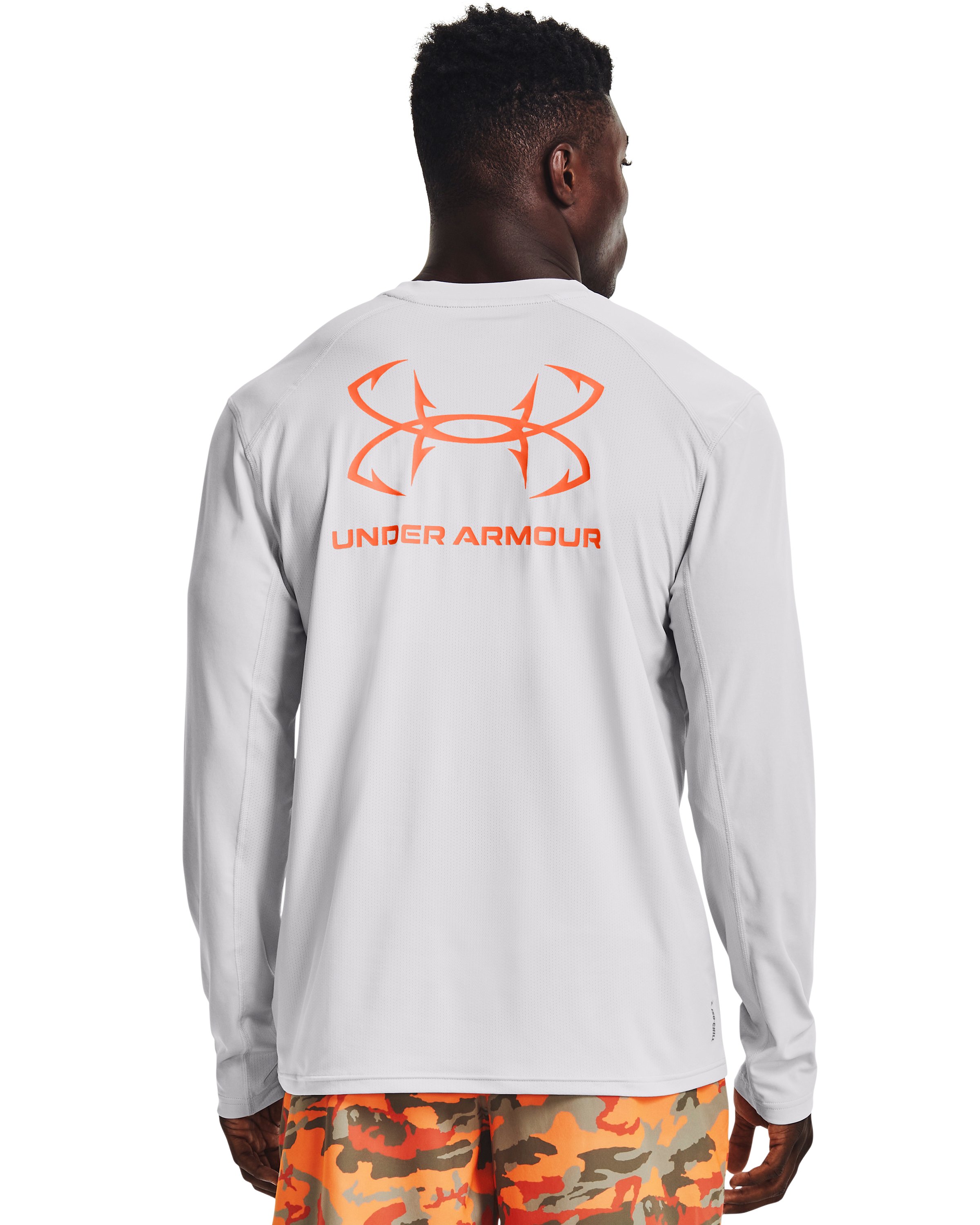 UA Iso-Chill Shorebreak Back Hook Men's Long Sleeve 5