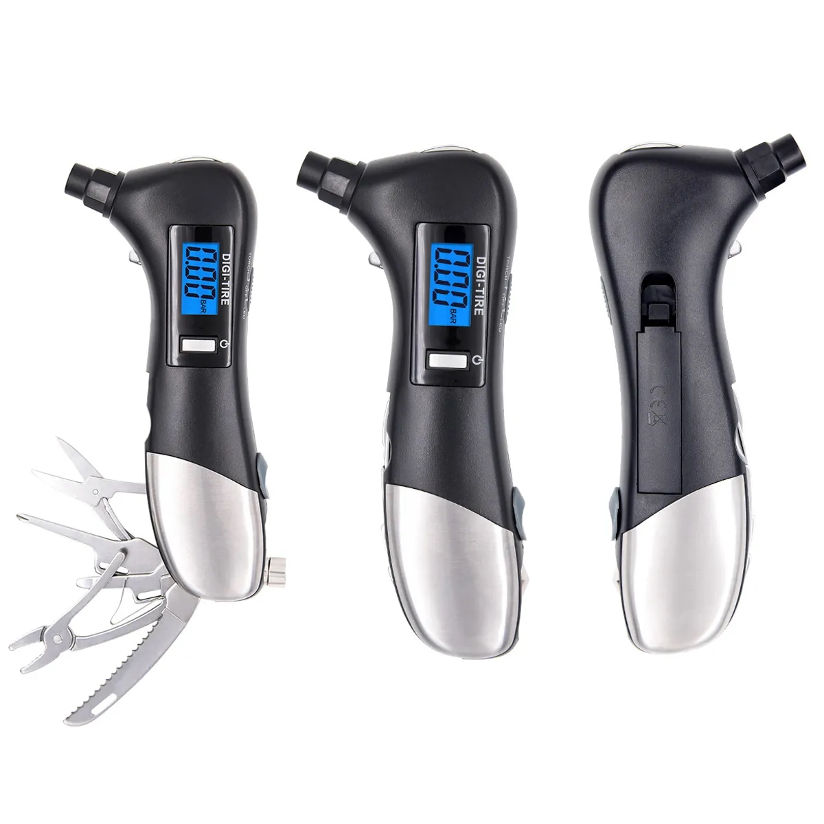 9 In 1 Tire Gauge Multi Emergency Tool 3