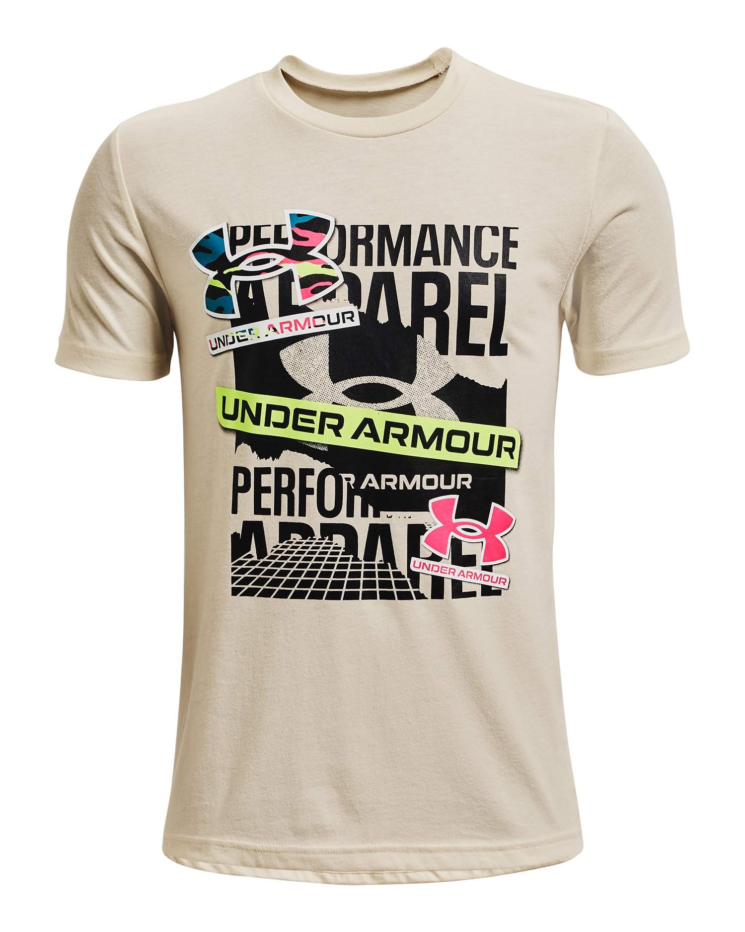 UA Multilogo Boys' Short Sleeve 2