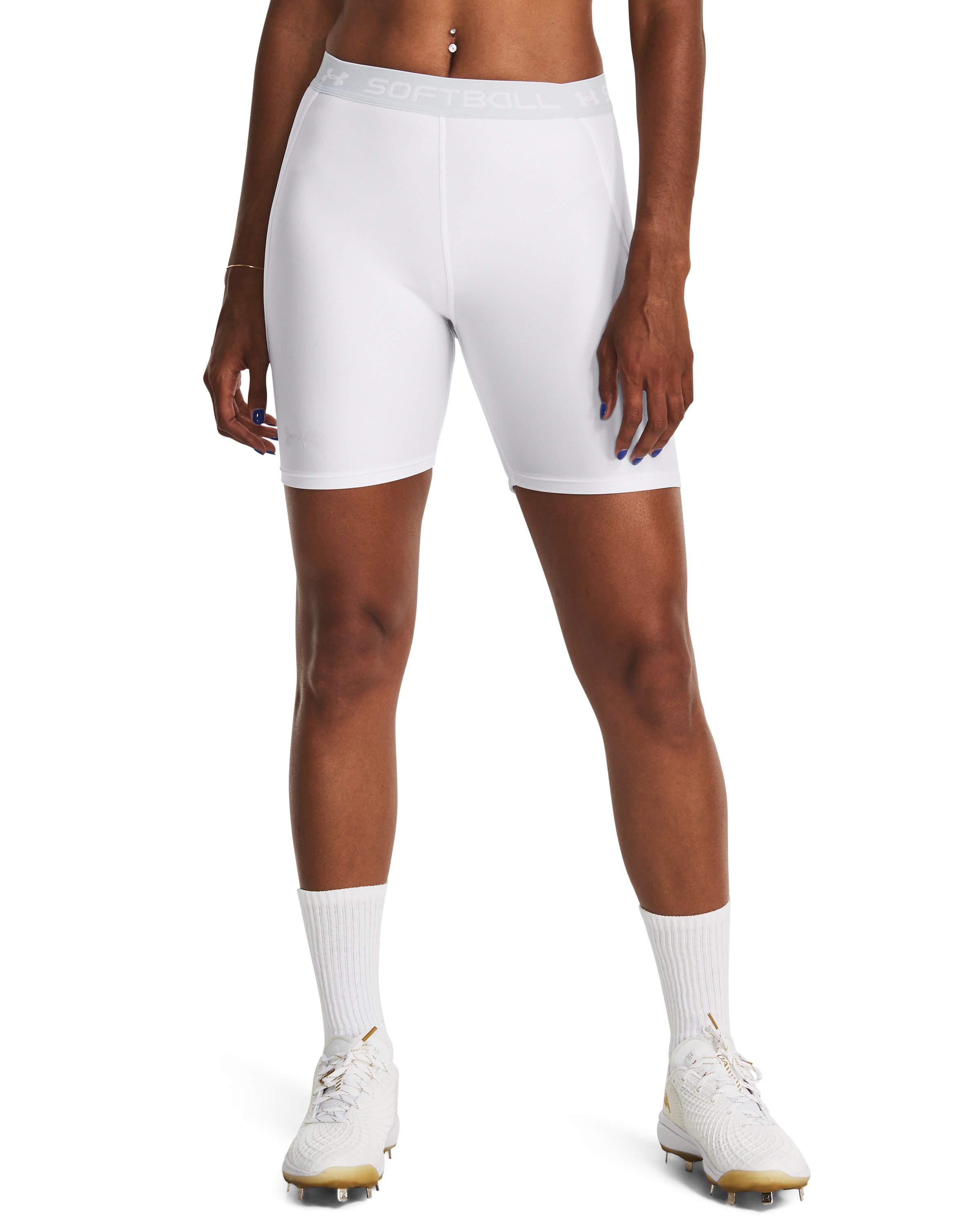 UA Utility Pro Women's Slider Shorts 2