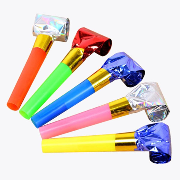 Plastic children party whistle kid toy 4
