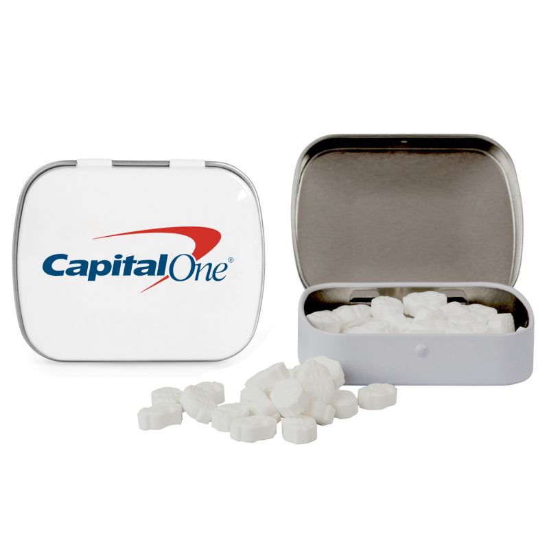 Domed Tin with Dollar Sign Shaped Mints 5