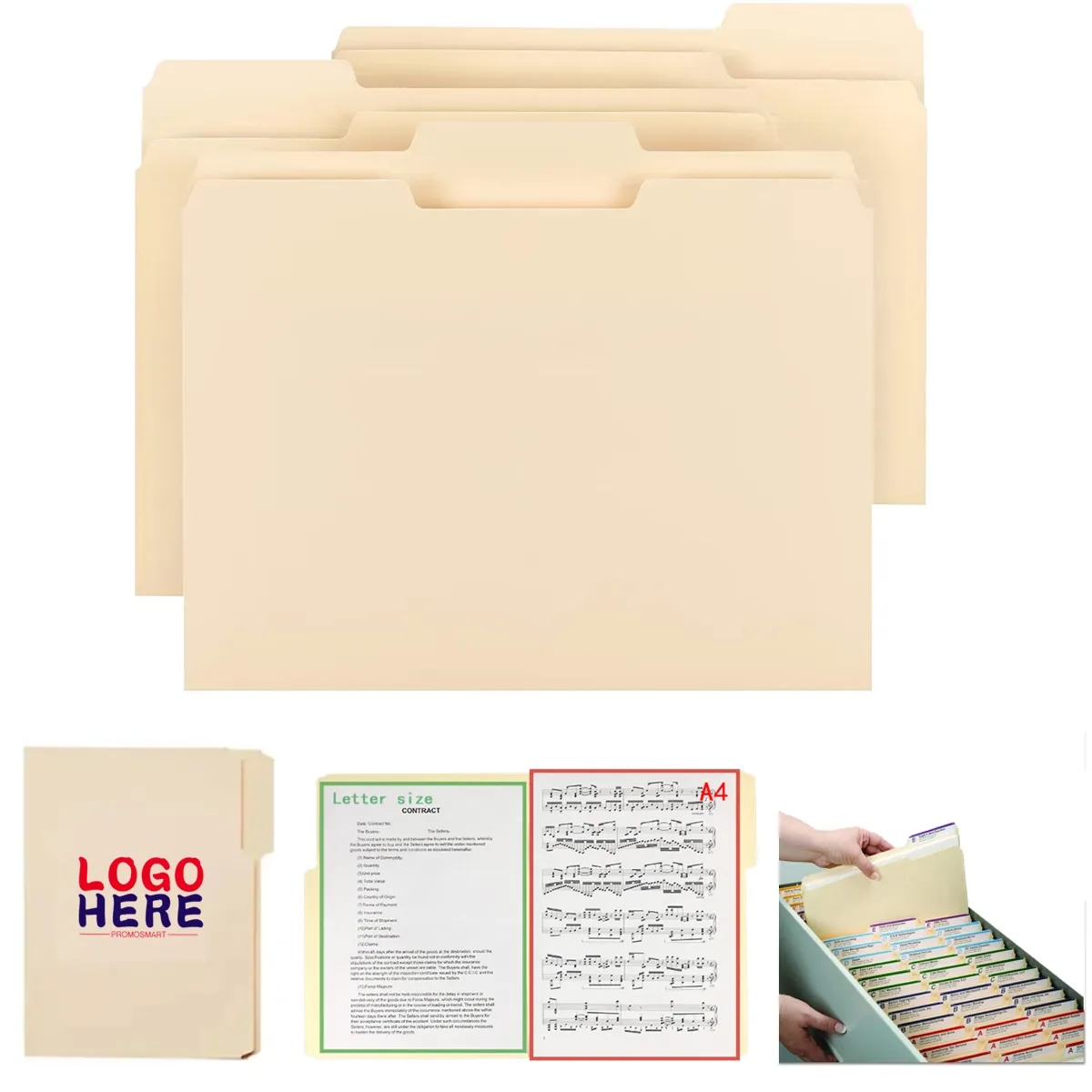 Manila File Folders Letter Size 2