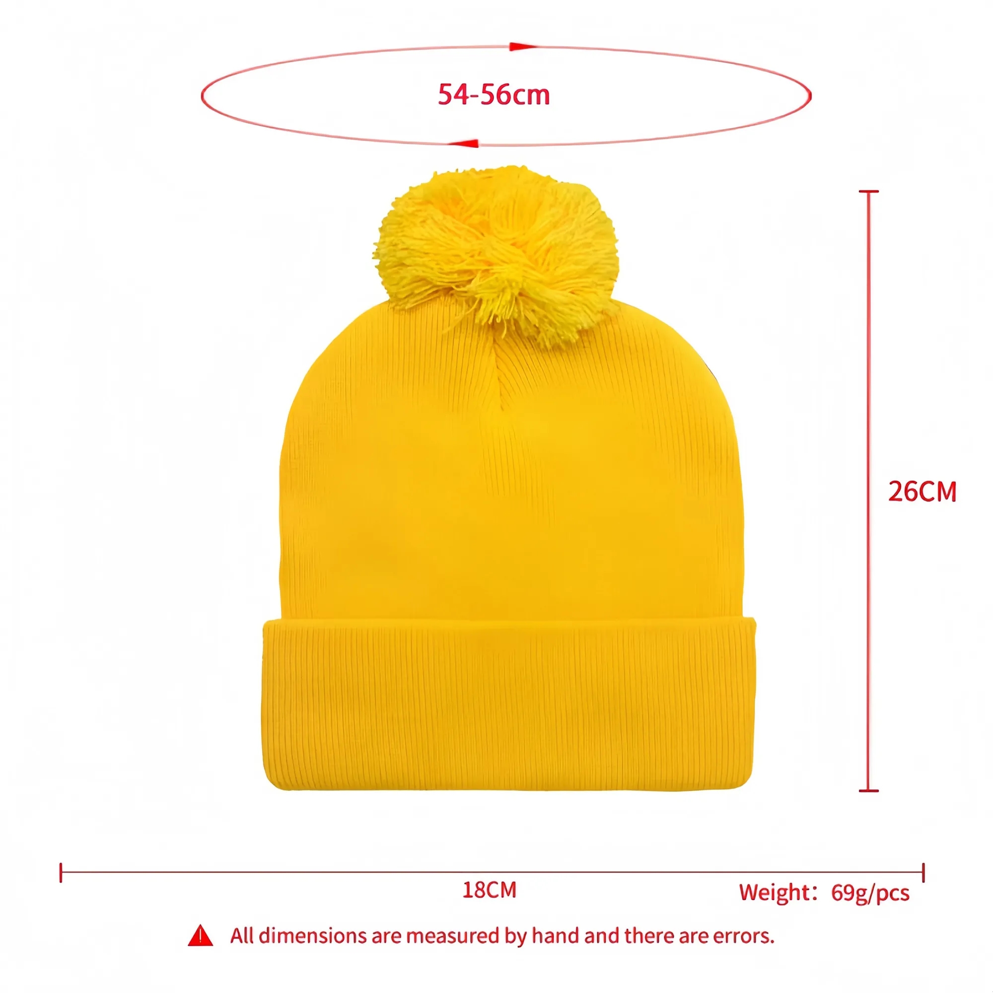 Pom Pom Knit Beanie, Brimless Winter Hat 2