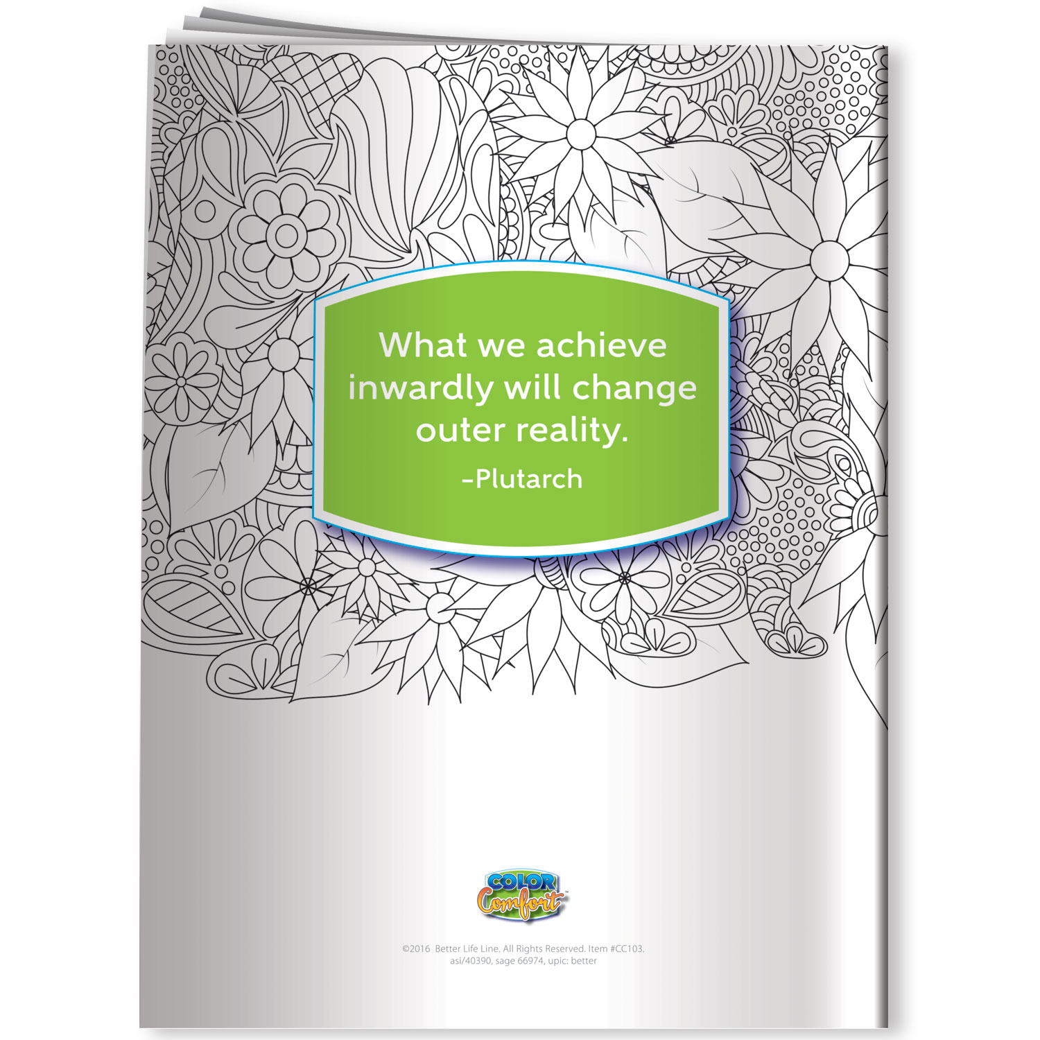 Combo Pack - CC103 Color Comfort & 6-Pack of Colored Pencils in a Poly Bag 3