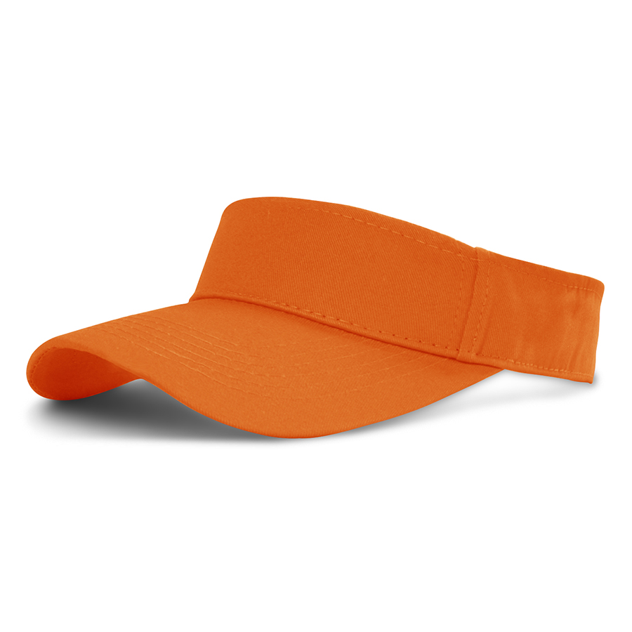 Stock Solid Color Cotton Visor 23