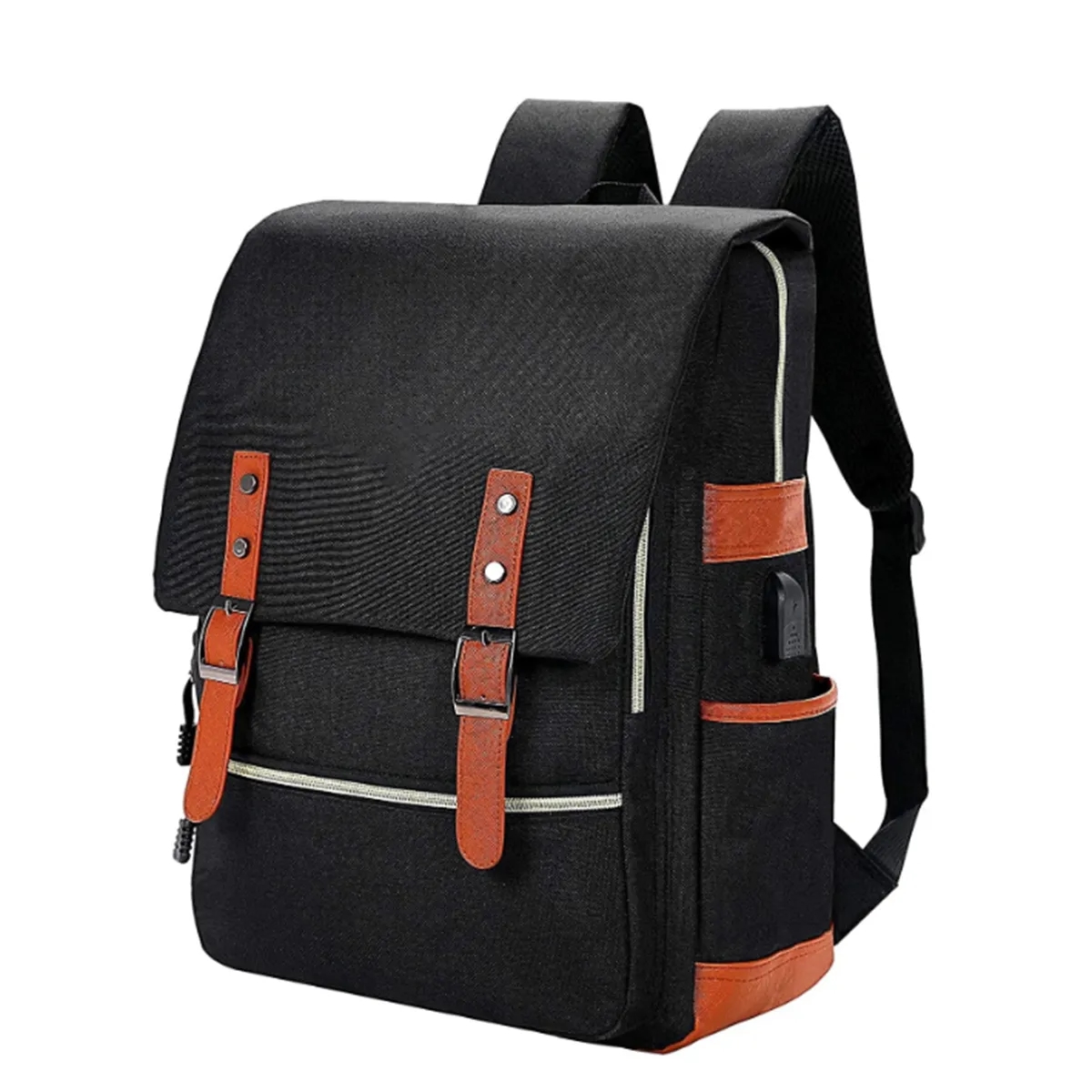 Vintage Laptop Backpack College School Bag Bookbags 2