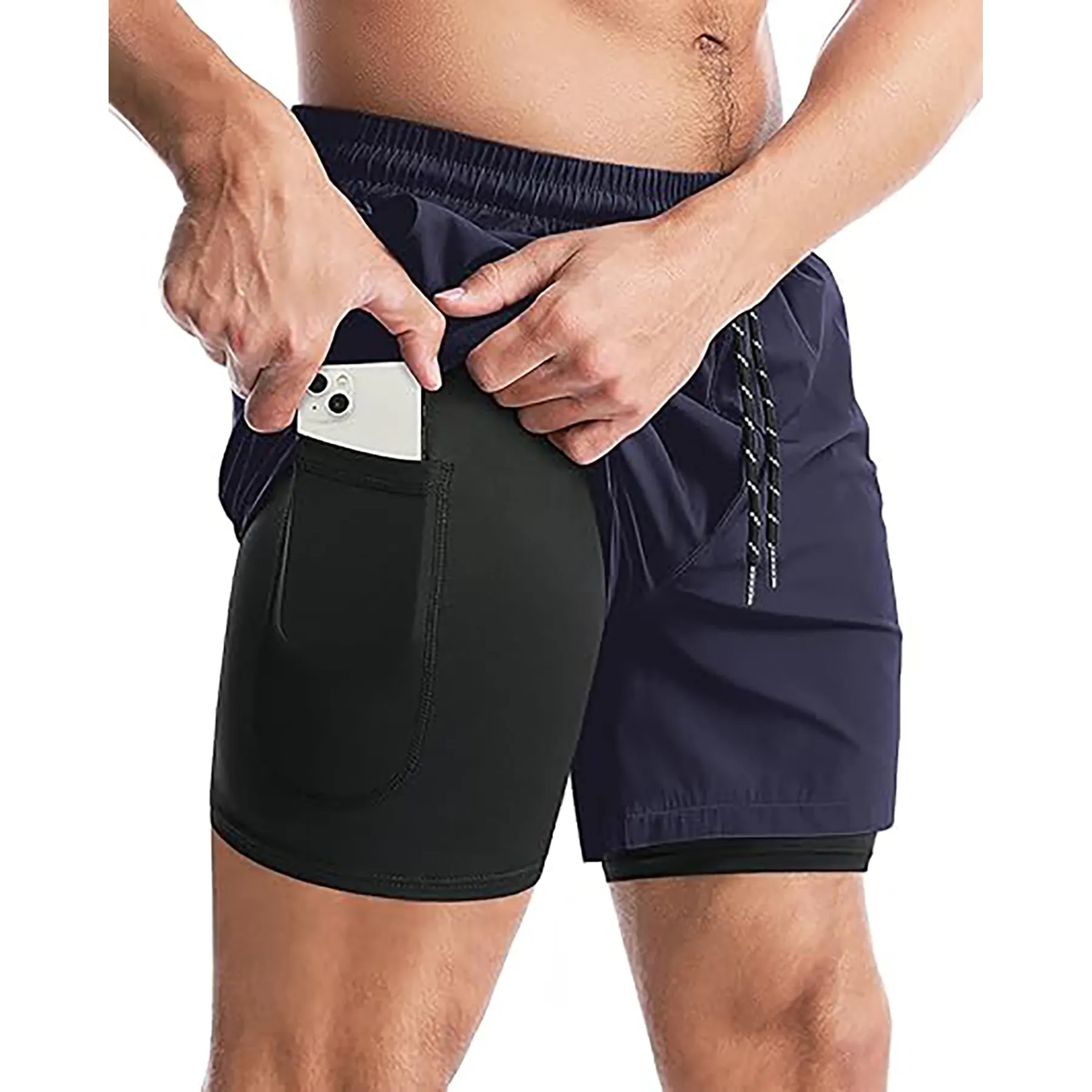 Men's 2 in 1 Running Shorts 9