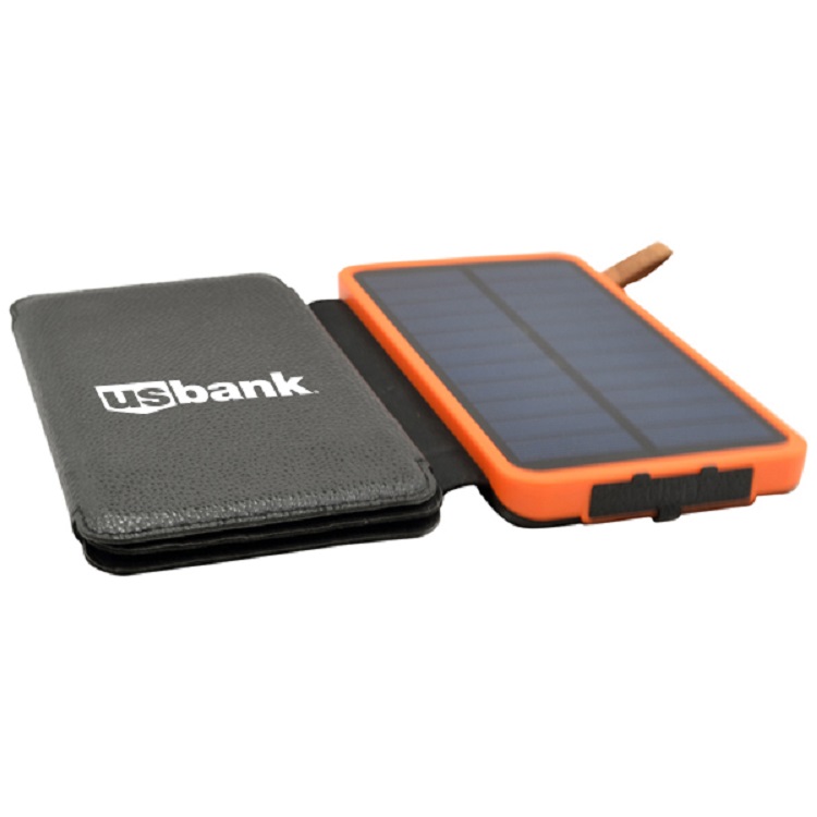 8000mAh 4 Solar Panel Power Bank W/Torch 43
