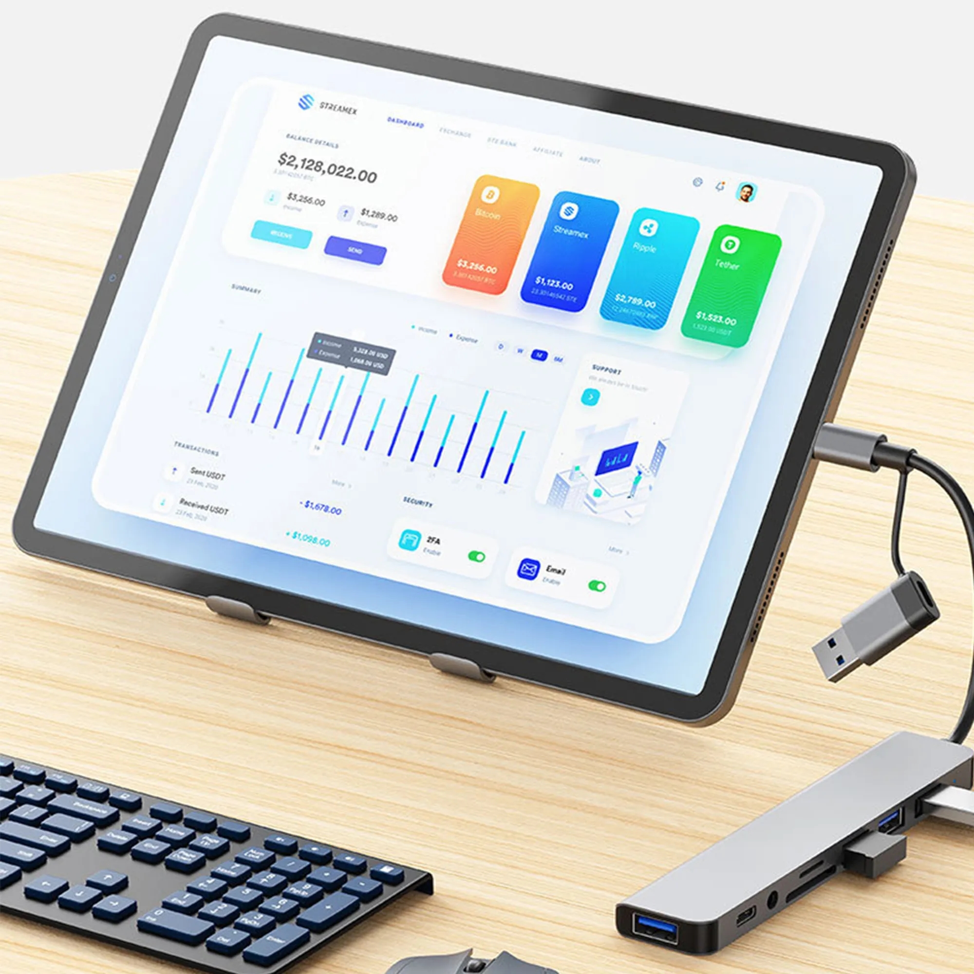 8 In 1 USB-C Hub Adapter 3