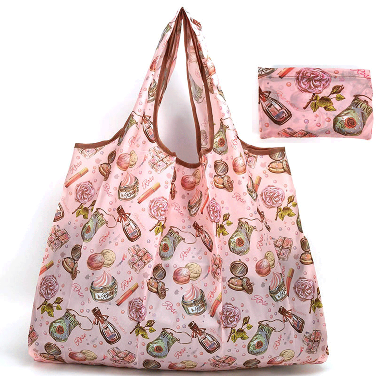 Customize Large Capacity Nylon Shopping Grocery Handbag Tote 20