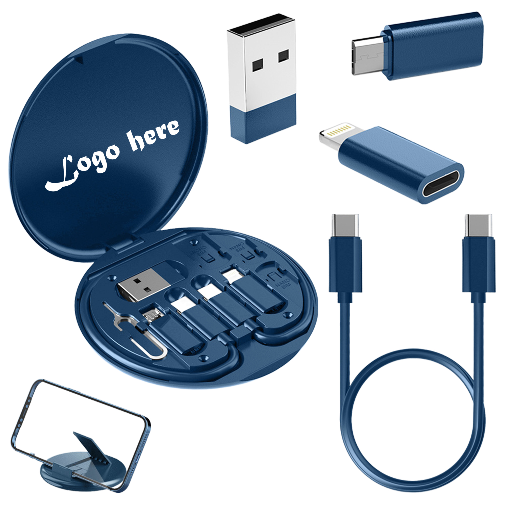 Magnetic Travel Charging Kit with Multi-Device Adapters 2