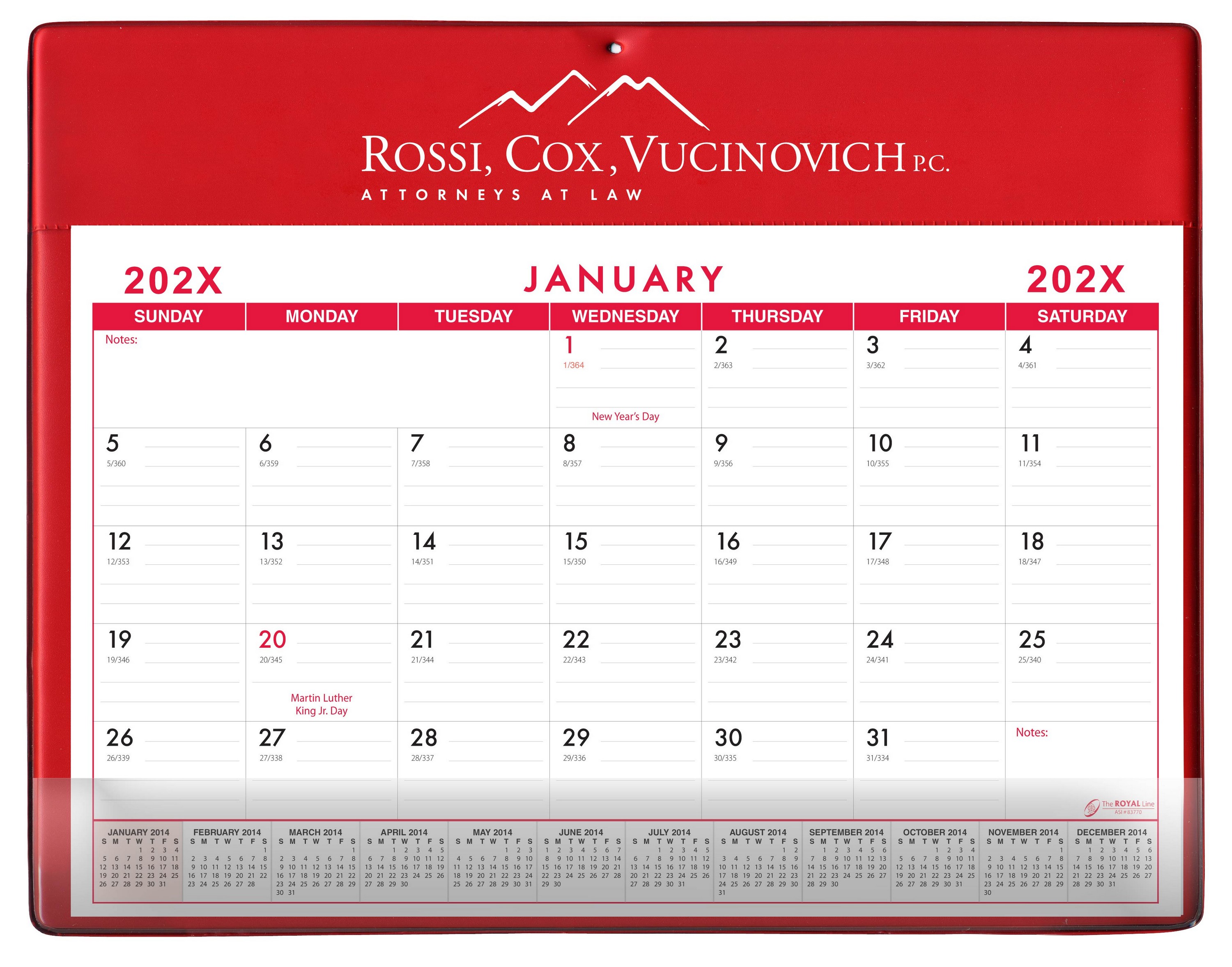 Super Economy Calendar Pad 1
