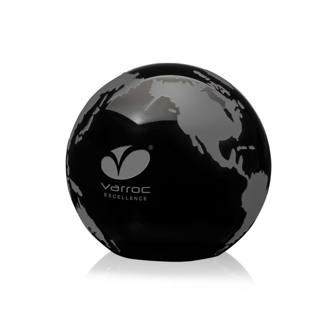 Globe Paperweight - Black 16