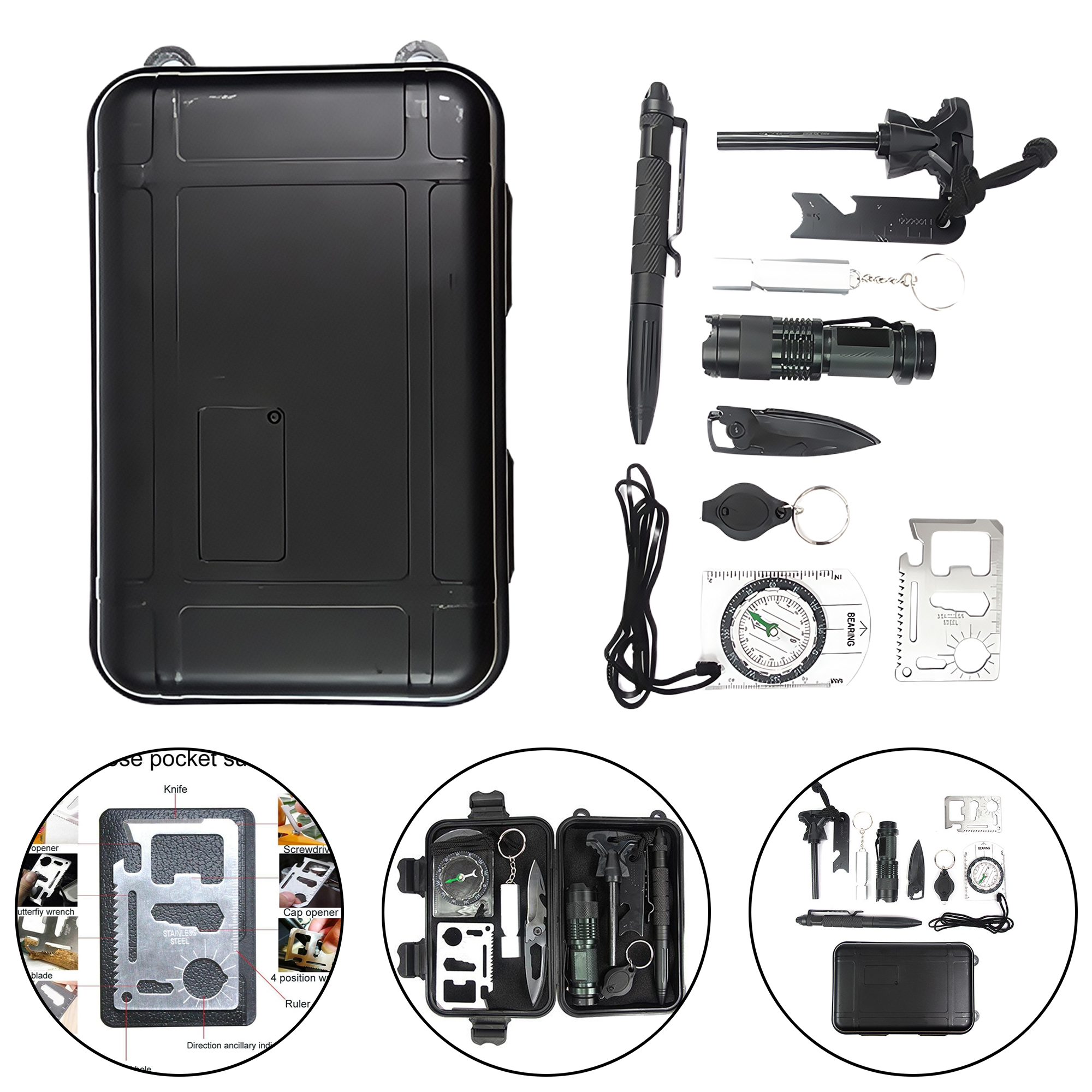 10-Piece Survival Kit for Outdoor Travel 3