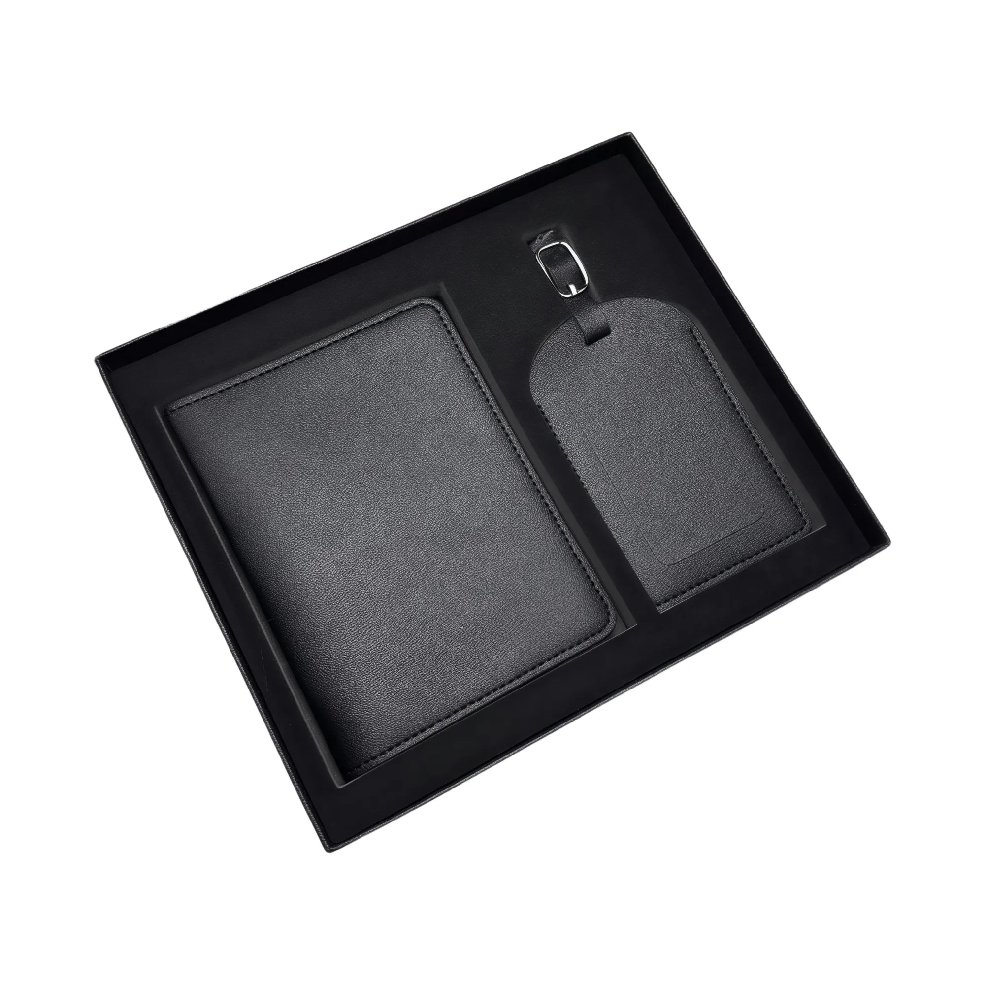 PU Leather Passport Case & Luggage Tag Set 12