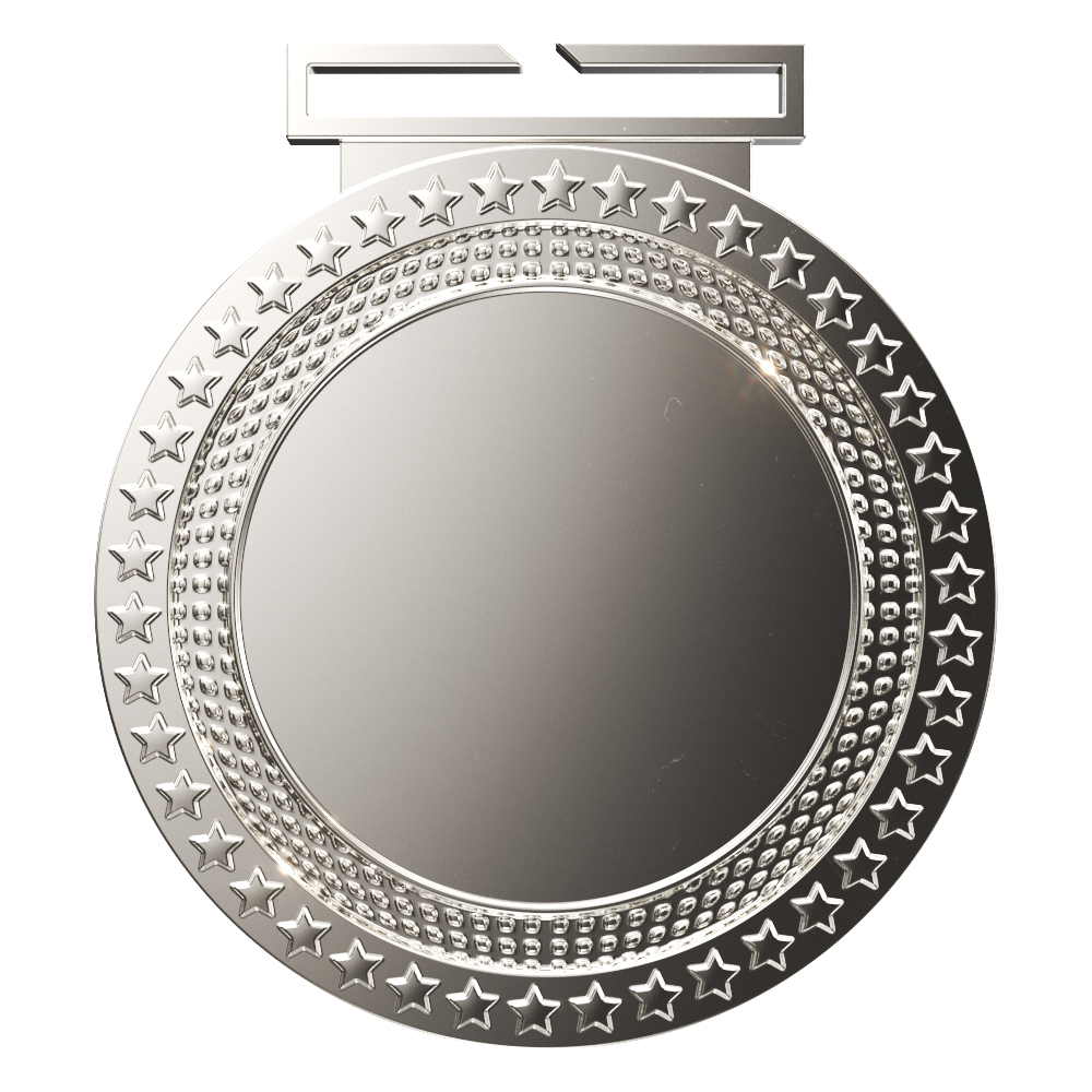 5K Dual Plated Medallion (3") 5