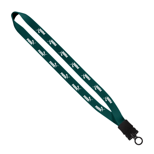 3/4" Smooth Nylon Lanyard with Snap-Buckle Release & O-Ring 29