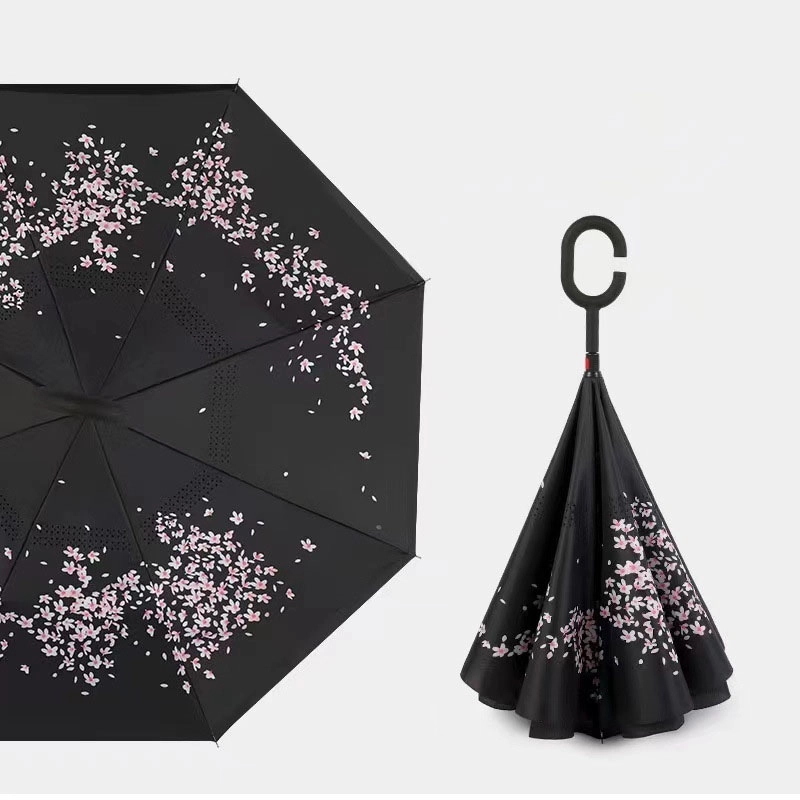 Custom Inverted Windproof Reverse Umbrella 3