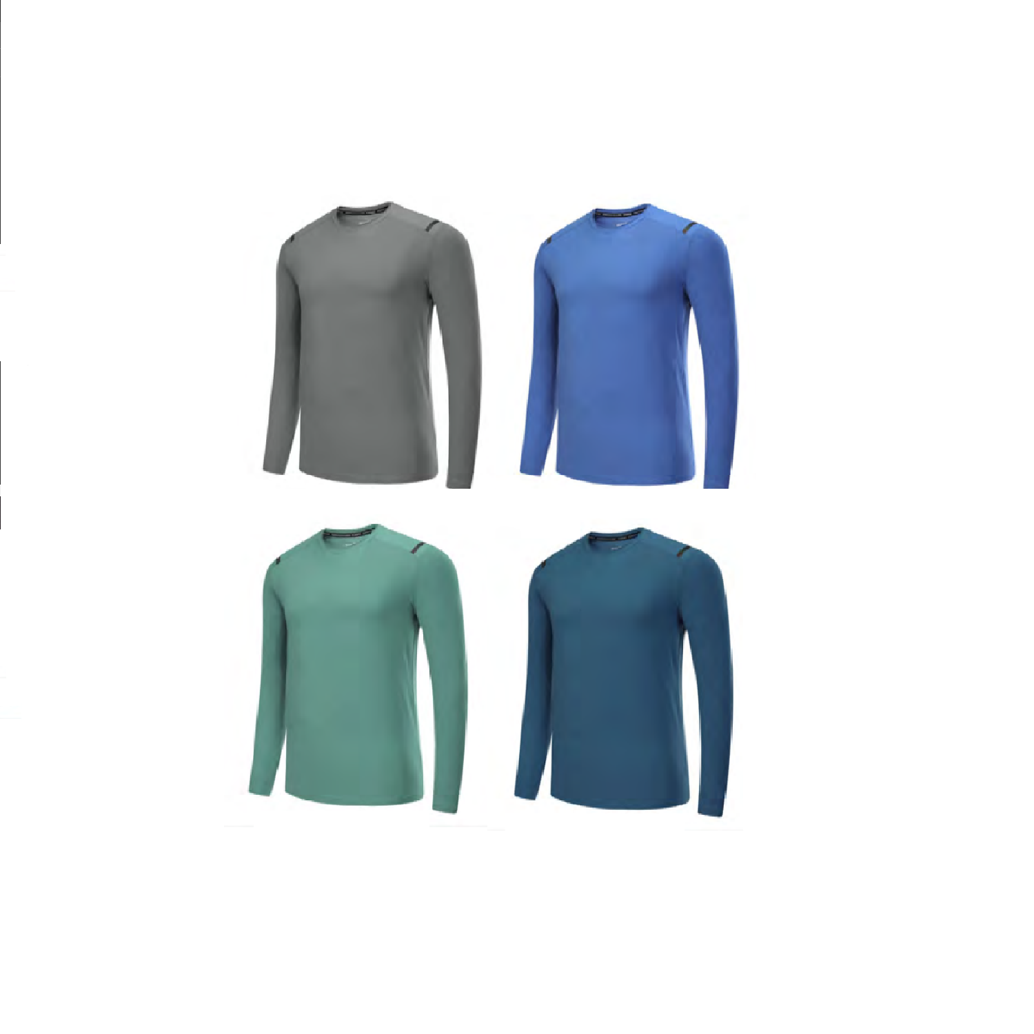 Men's Running Long Sleeve T-Shirt - Stock Style 4 2