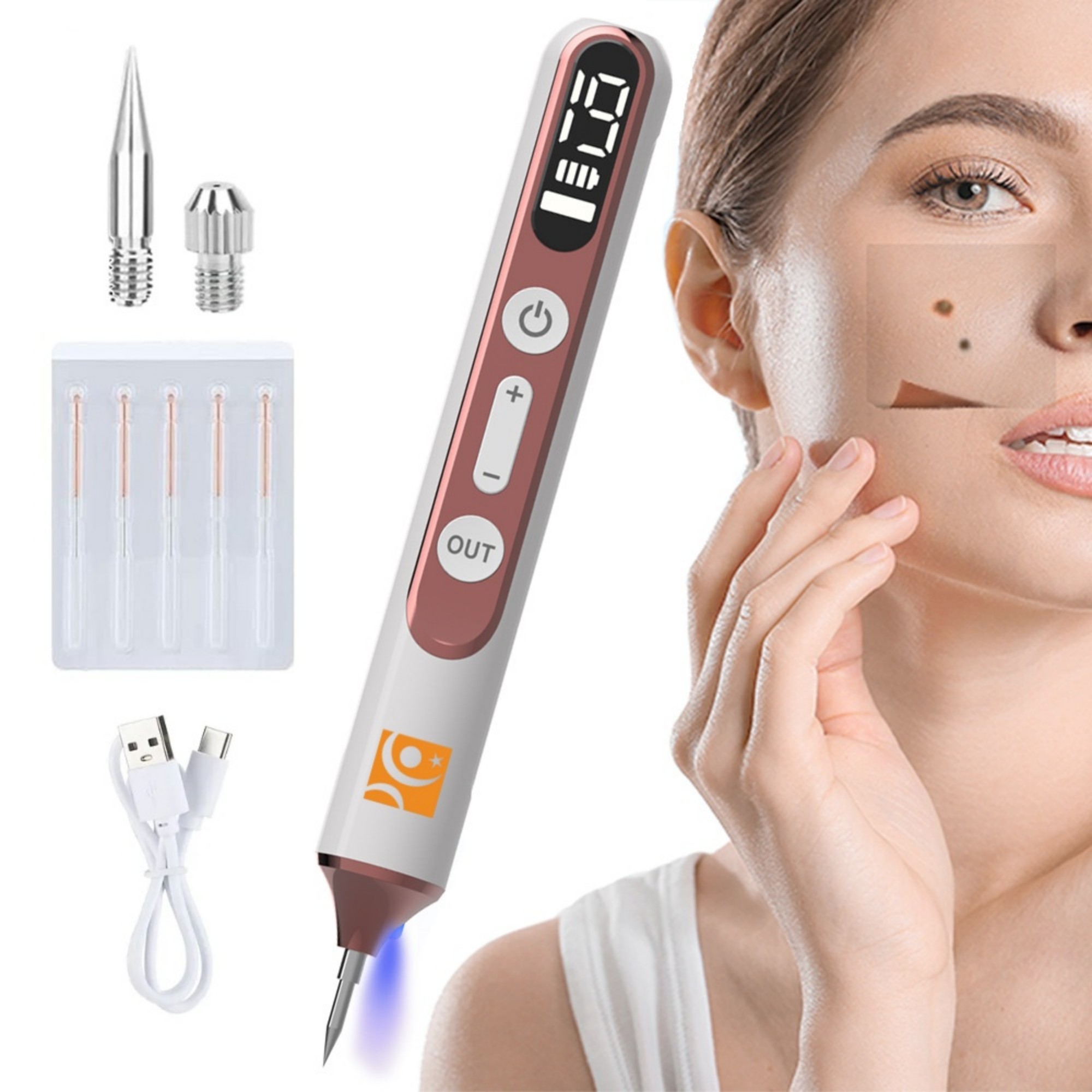 19-Level LED Spot Removal Pen