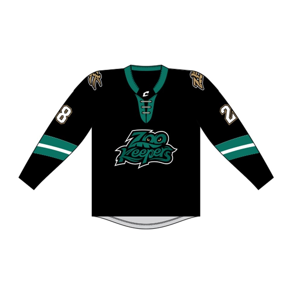 Juice Elite Faux Lace Neck Hockey Jersey Mock Mesh / Tek-Knit