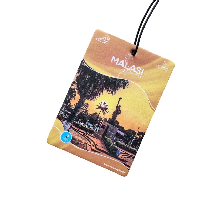 Rectangle Custom Paper Air Freshener 8