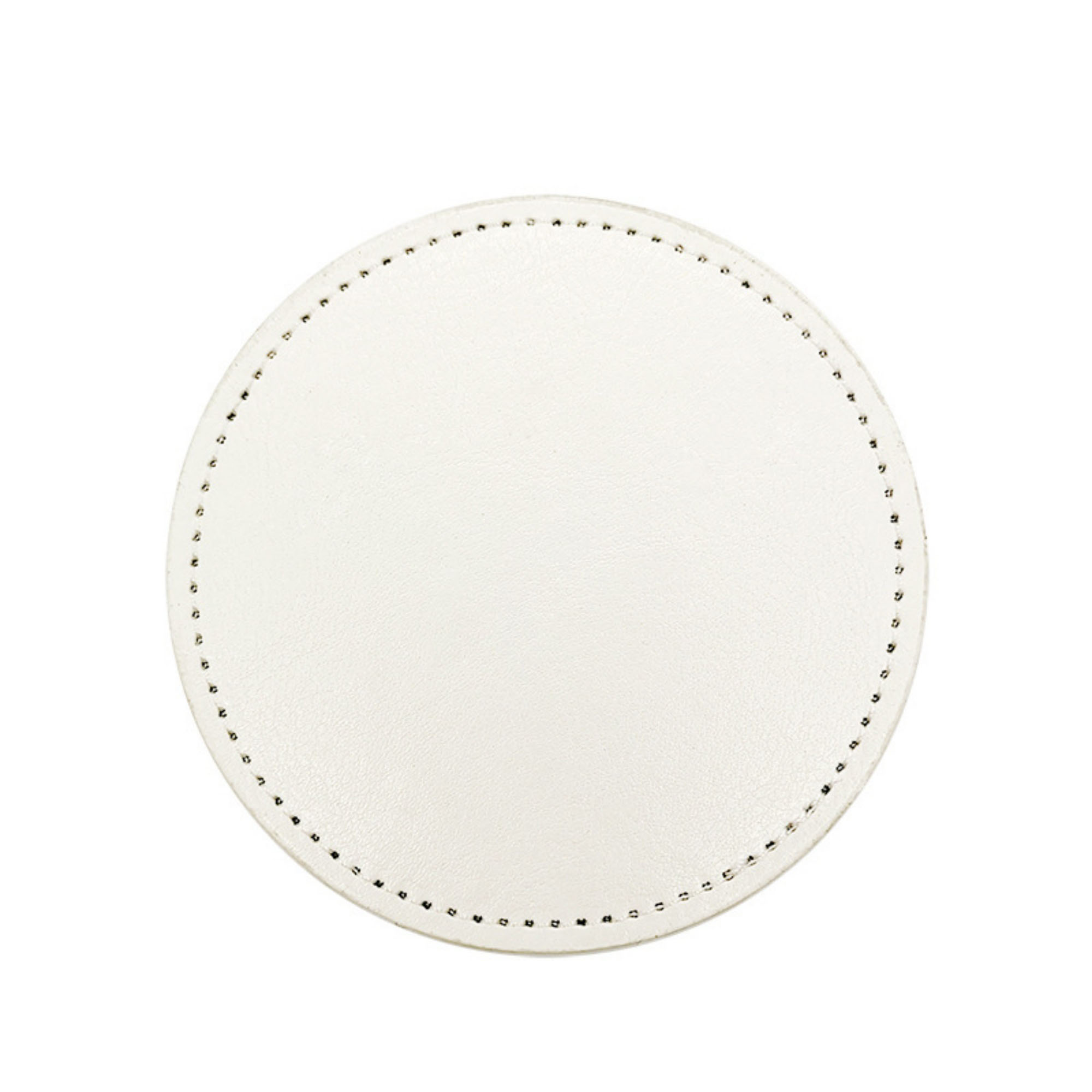 4" PU Leather Round Coaster 2