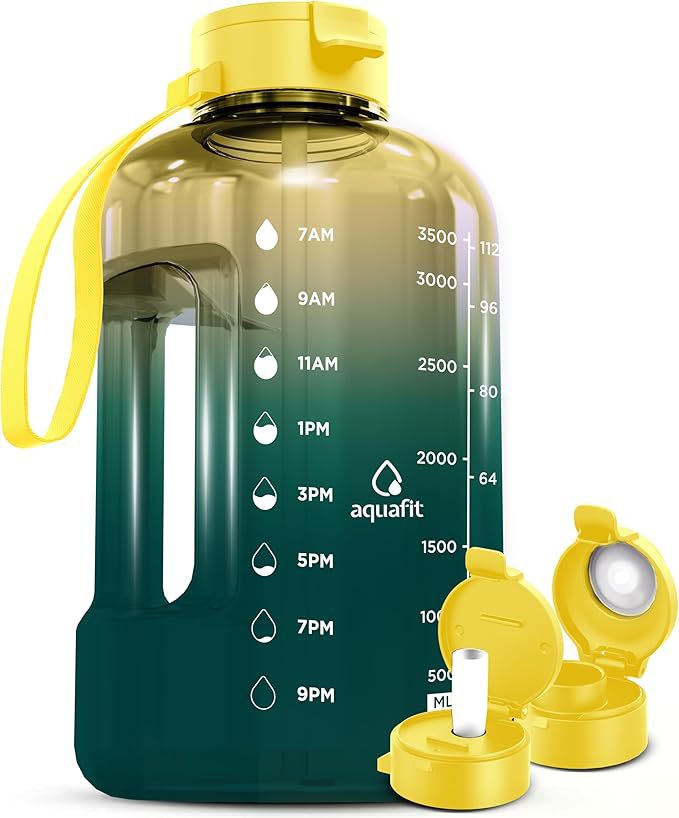 1 Gallon Water Bottle with Time Marker 6